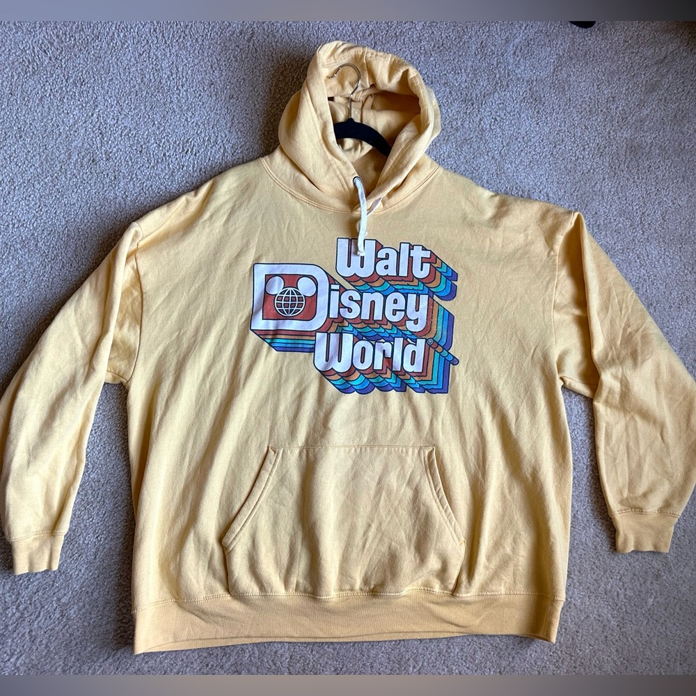 Disney Soft Yellow Fleece Hoodie
